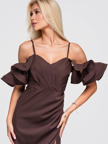 Ombre Abendkleid‌‌‌‌‌‌‌ in Braun