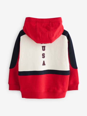 Next Sweatshirt 'Varsity' i rød