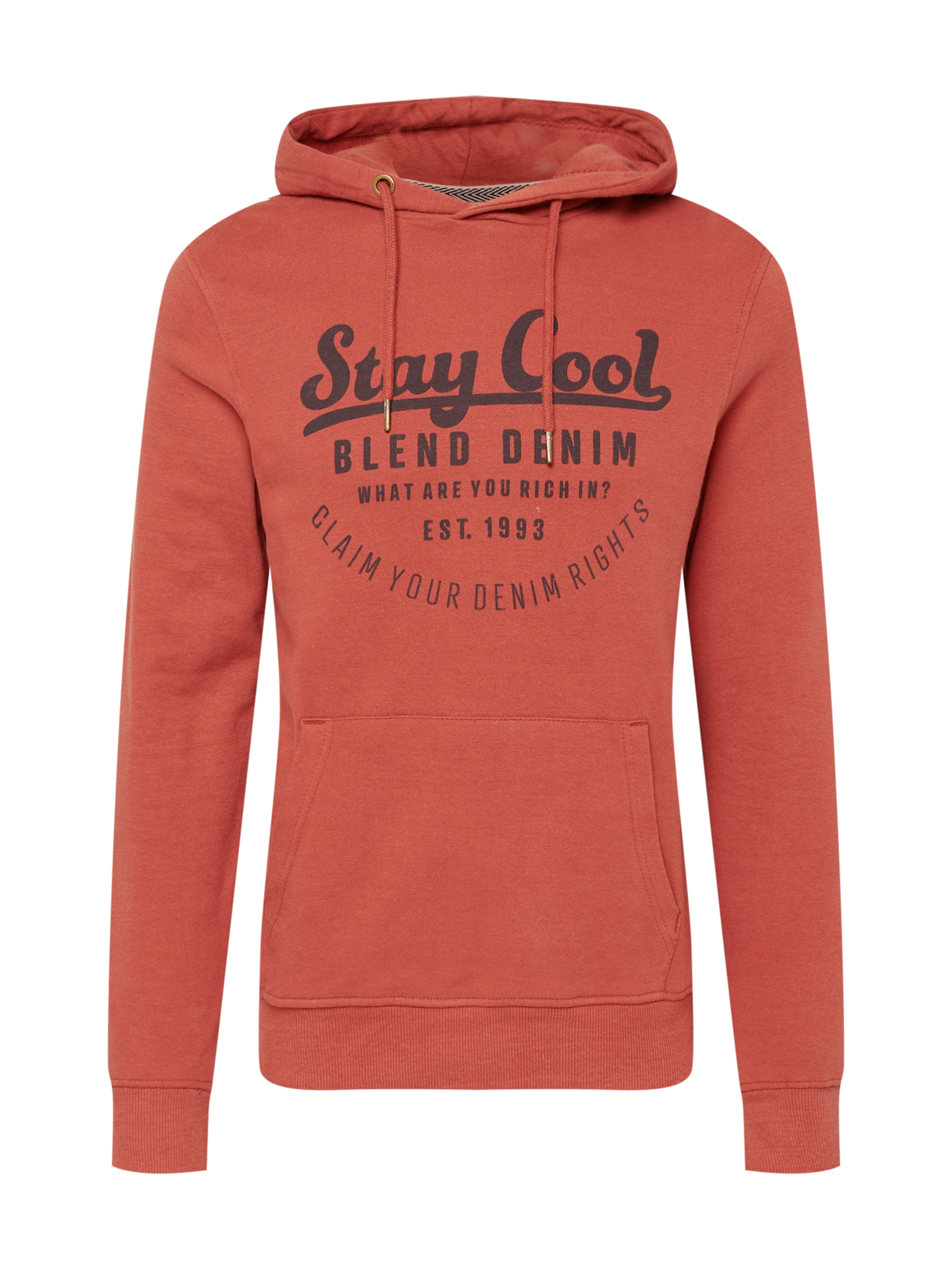 Sweat-shirt BLEND en rouge : devant