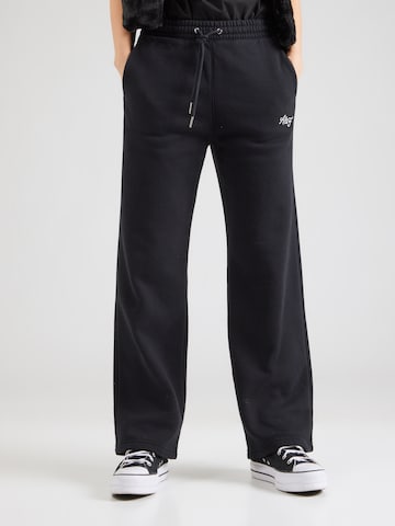 Abercrombie & Fitch Loosefit Kalhoty – černá: přední strana