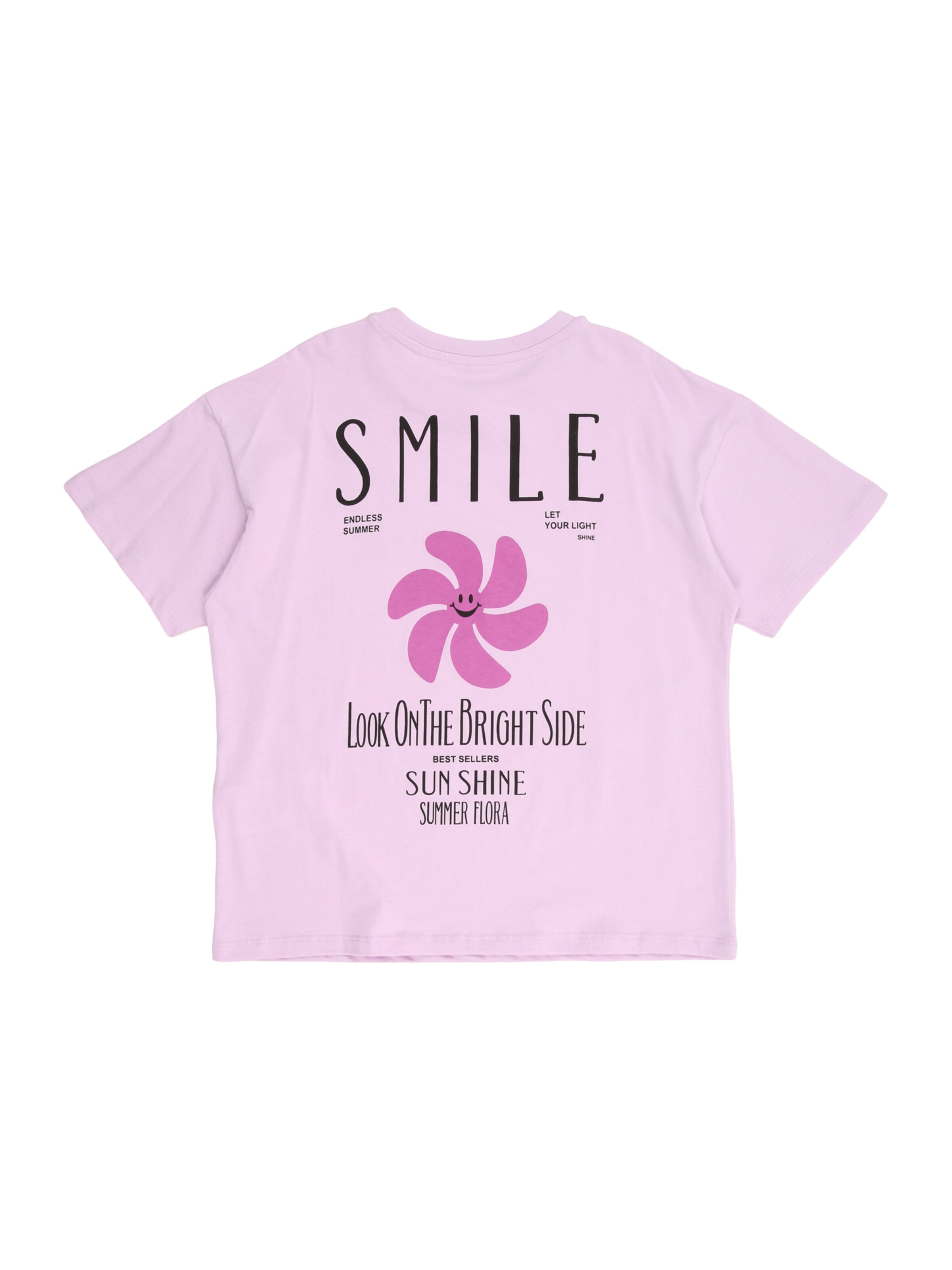 ONLY GIRLS Tričko 'KOGSUN-VERAS FLOWER' - Fialová