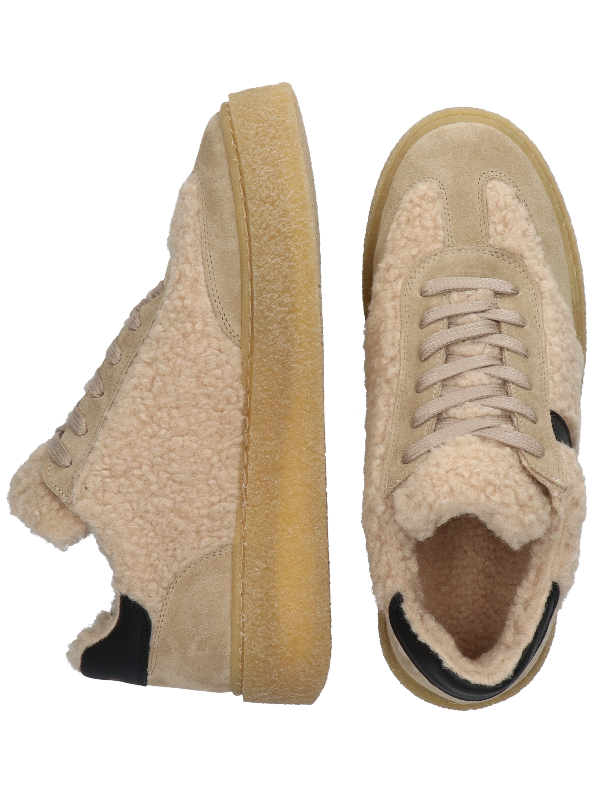 BLACKSTONE Låg sneaker 'Enjar Natuk EL423' i beige