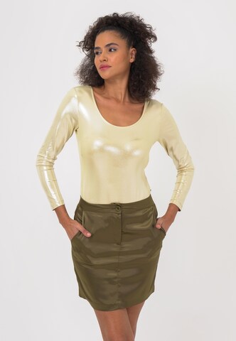 FRESHLIONS Rok 'Sofia' in Groen: voorkant