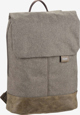 ZWEI Backpack 'Olli' in Grey: front