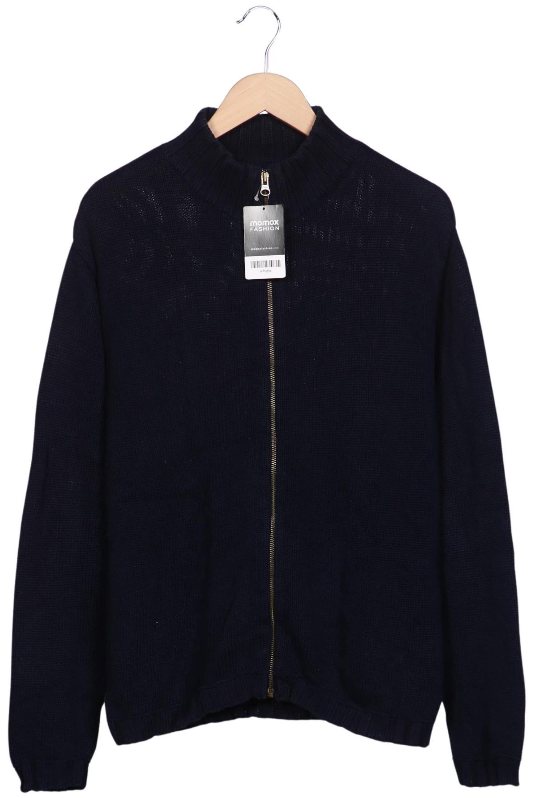 hessnatur Sweater & Cardigan in S in Blue: front