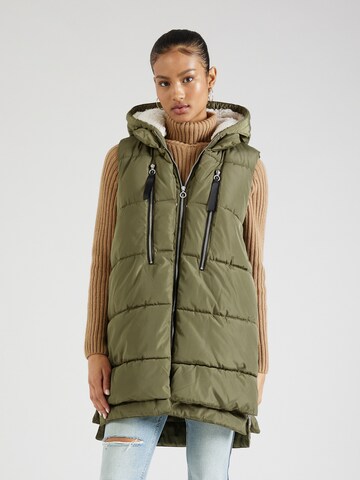 Gilet 'NEW NORA' di ONLY in verde: frontale