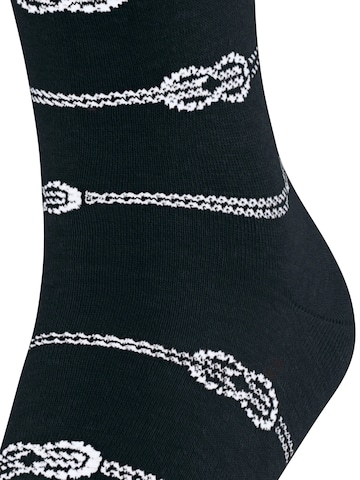 FALKE Socks 'Sailing Rope' in Black