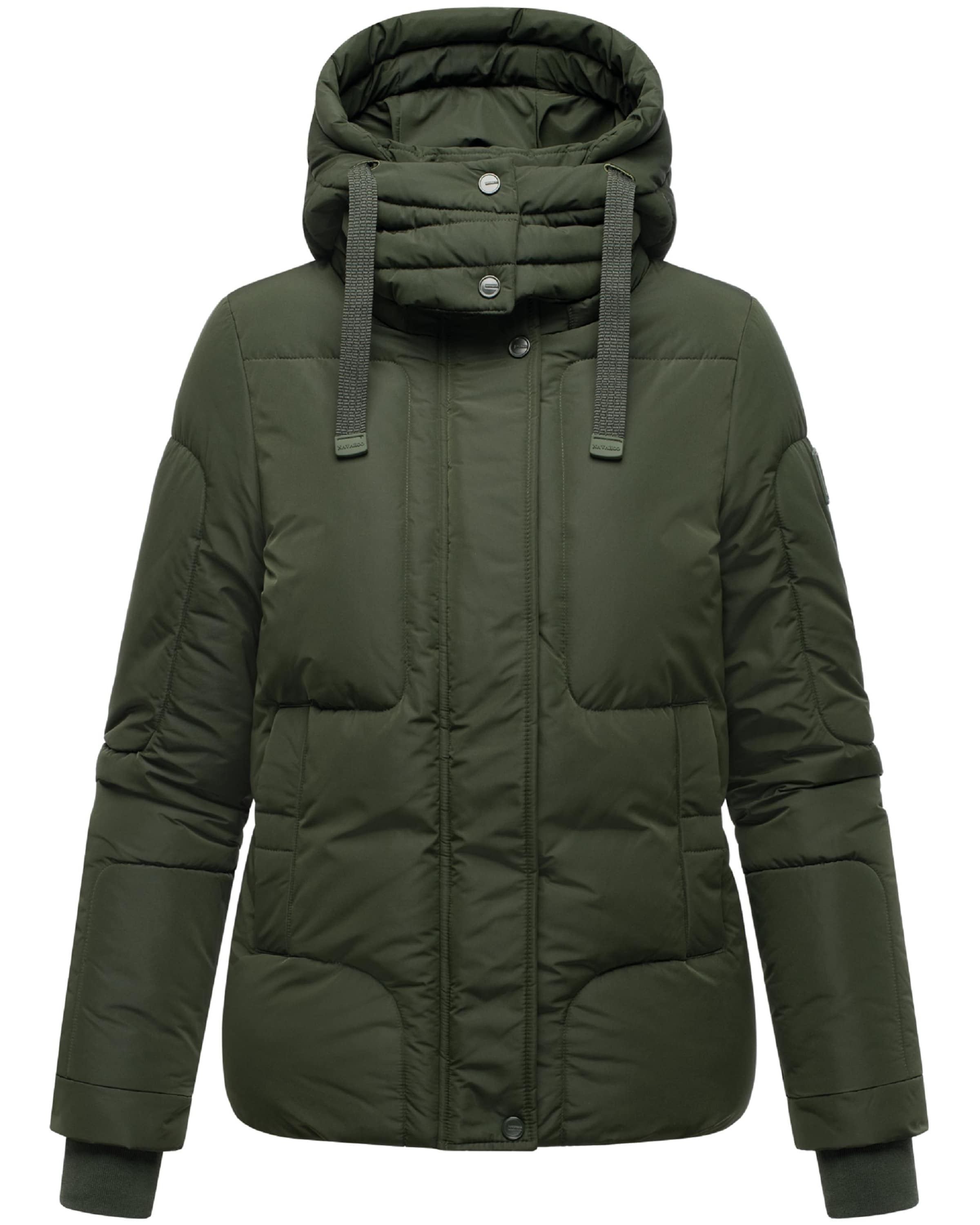 Giacca invernale 'Zauberlicht 14' di NAVAHOO in verde: frontale