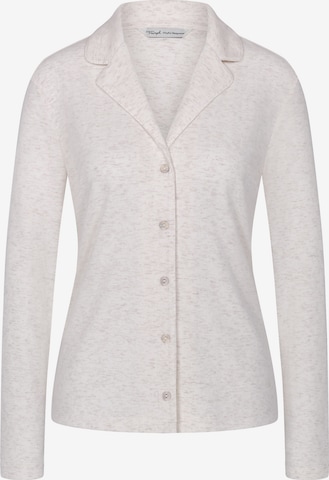 TRIUMPH Pajama Shirt ' Mix & Match ' in Grey: front