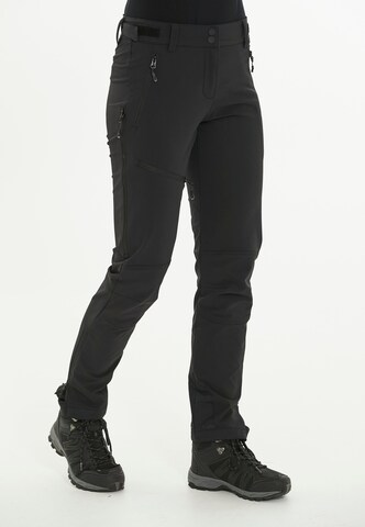 Whistler Regular Outdoorhose 'Rexburg' in Schwarz: Vorderseite