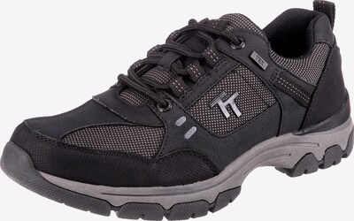 TOM TAILOR Sportieve veterschoen in de kleur Antraciet / Zwart, Productweergave