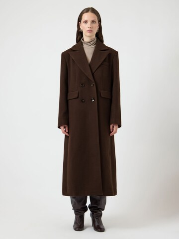 YAS - Abrigo de entretiempo 'YASRoyla' en marrón: frente