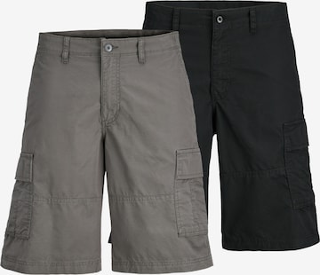 Pantalon cargo 'Cole Mateo' JACK & JONES en noir : devant