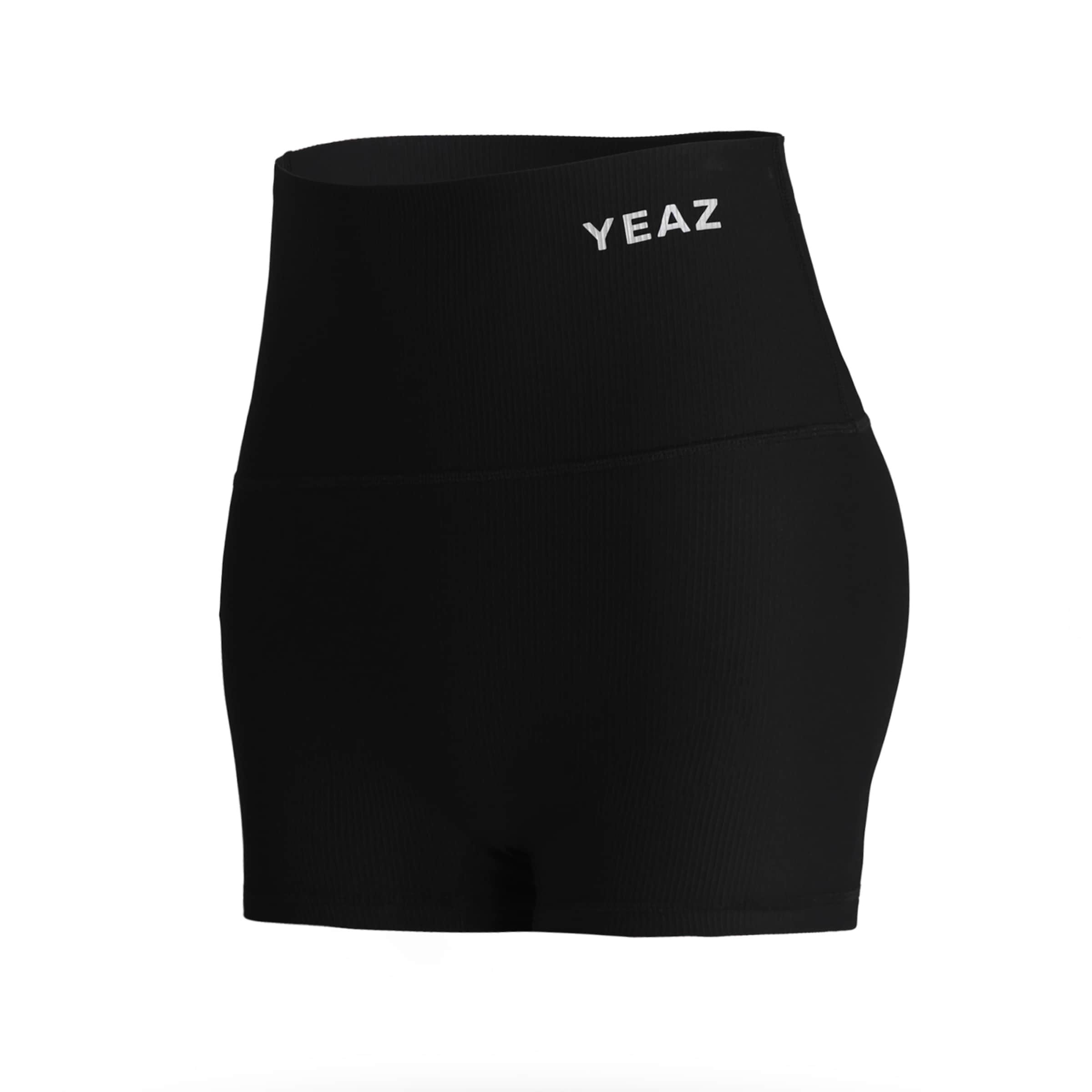 YEAZ Skinny Sportbyxa 'Club Level' i svart: framsida