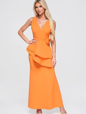 Ombre Abendkleid in Orange