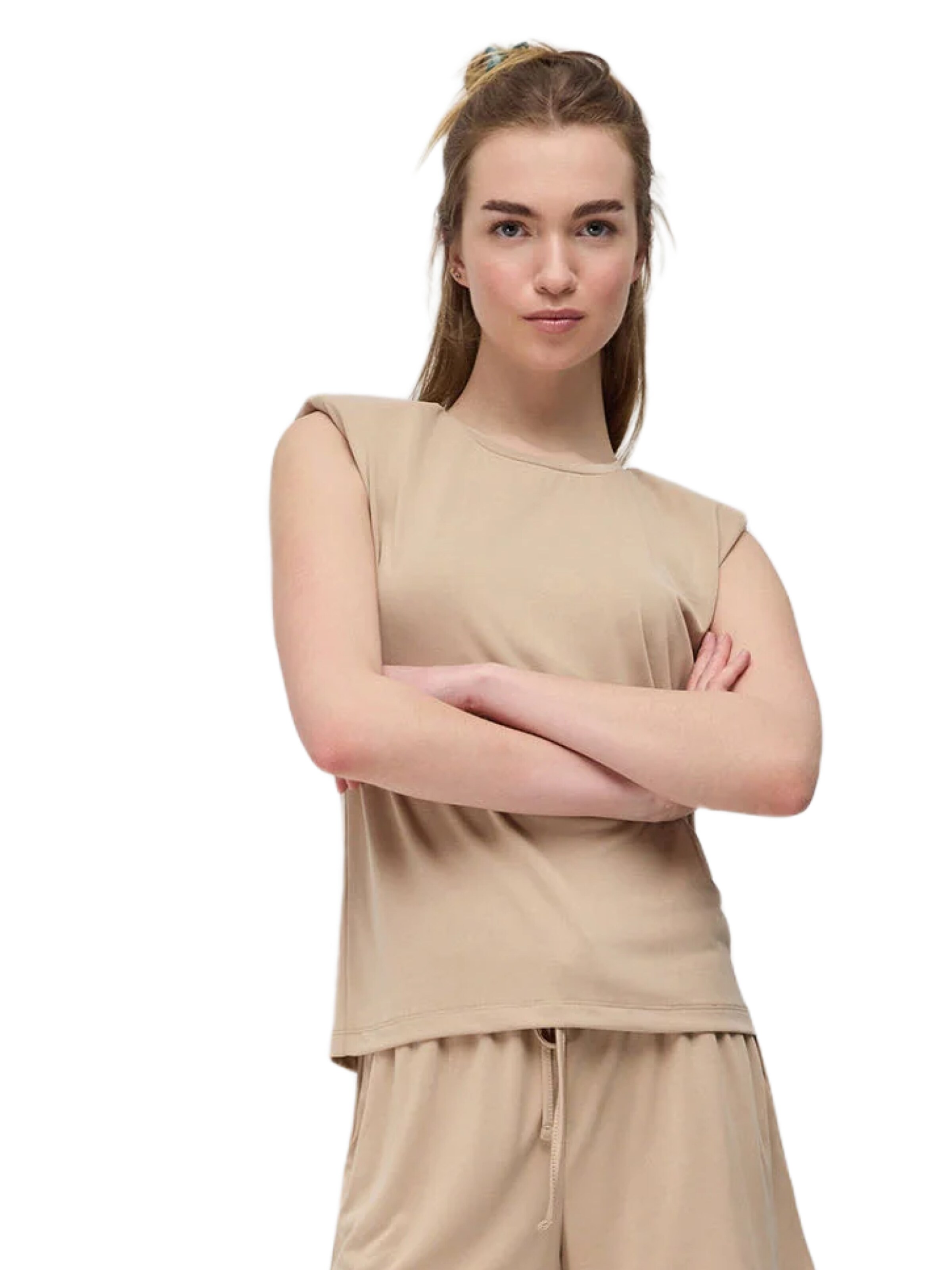 Haut No Matter What en beige