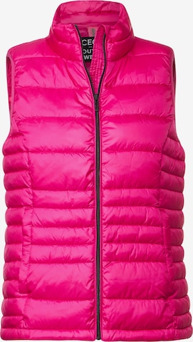 CECIL Vest in Pink: front