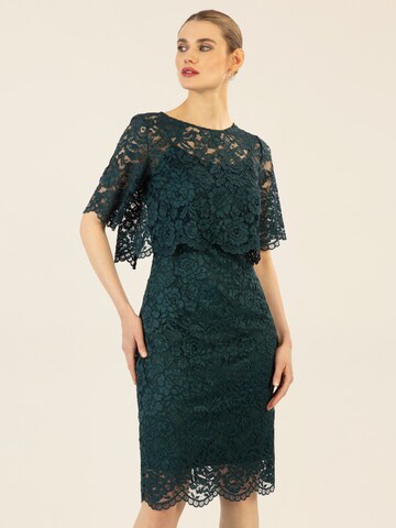 APART Cocktail Dress in Green: front