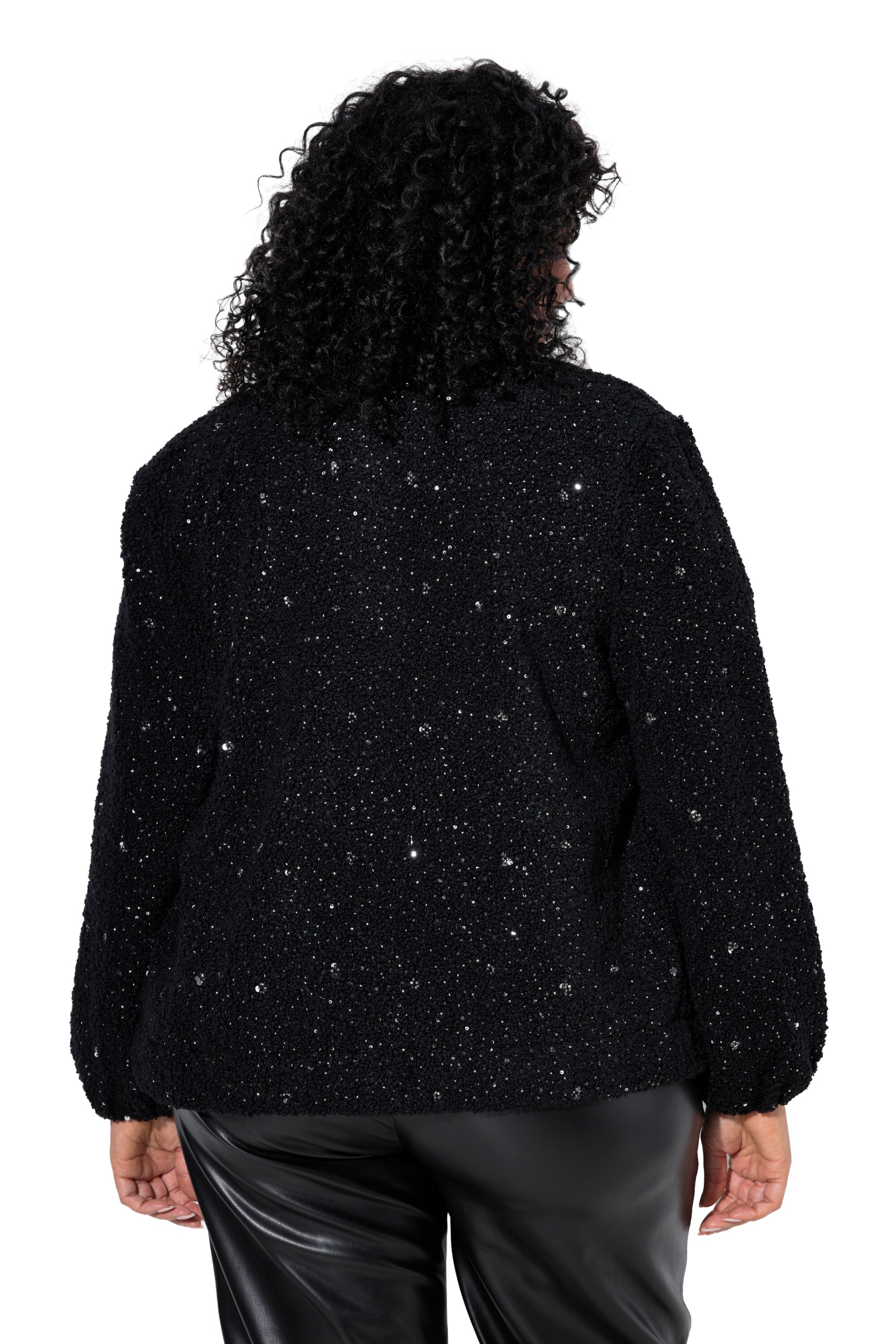Ulla Popken Between-Season Jacket in Black