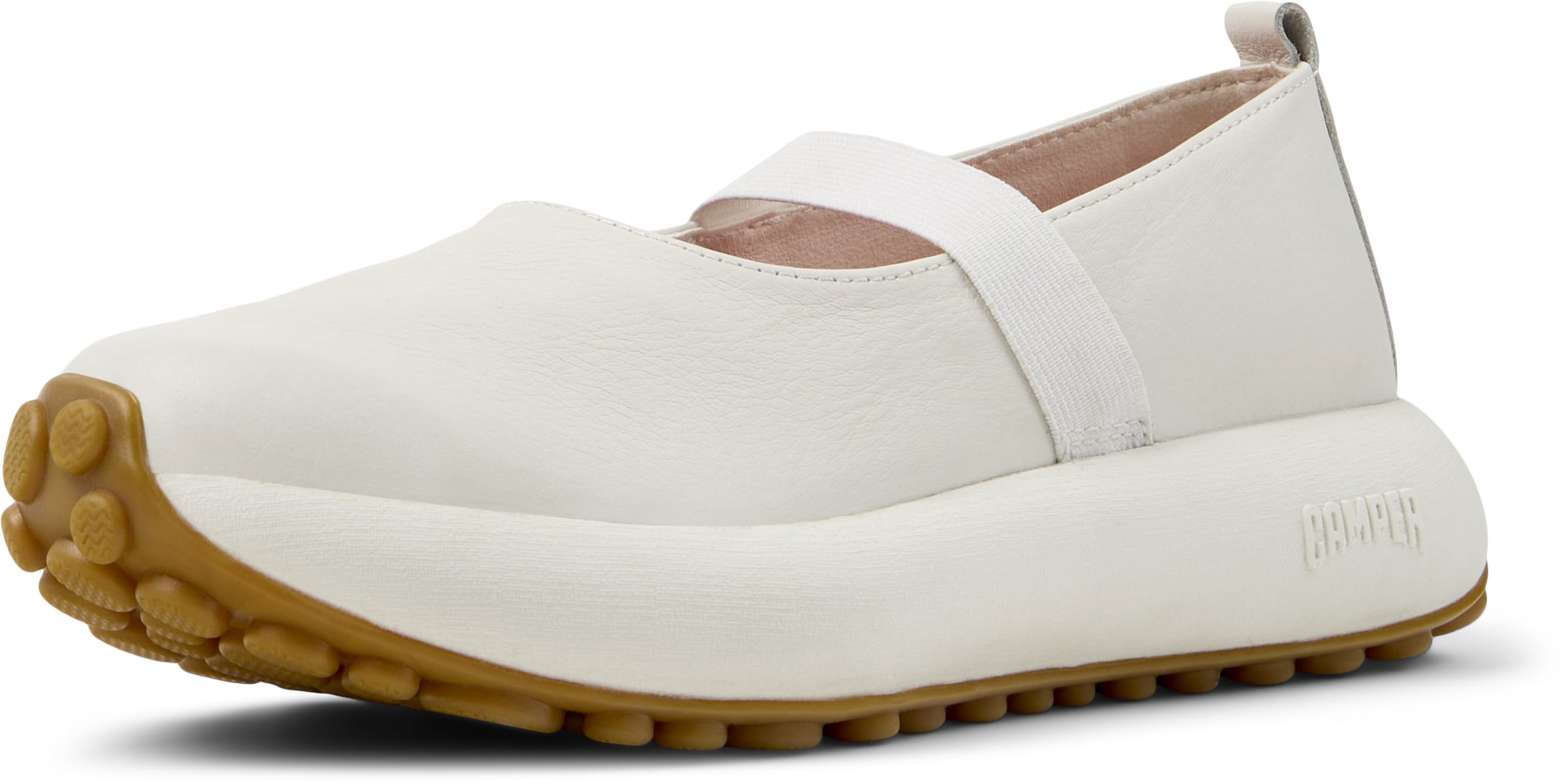 CAMPER Strap ballerina &#x27; Pelotas Athens &#x27; in White: front
