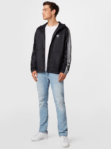 ADIDAS ORIGINALS Between-season jacket 'Adicolor Classics Lock Up' in Black