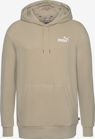 PUMA Sportsweatshirt in beige / weiß, Produktansicht