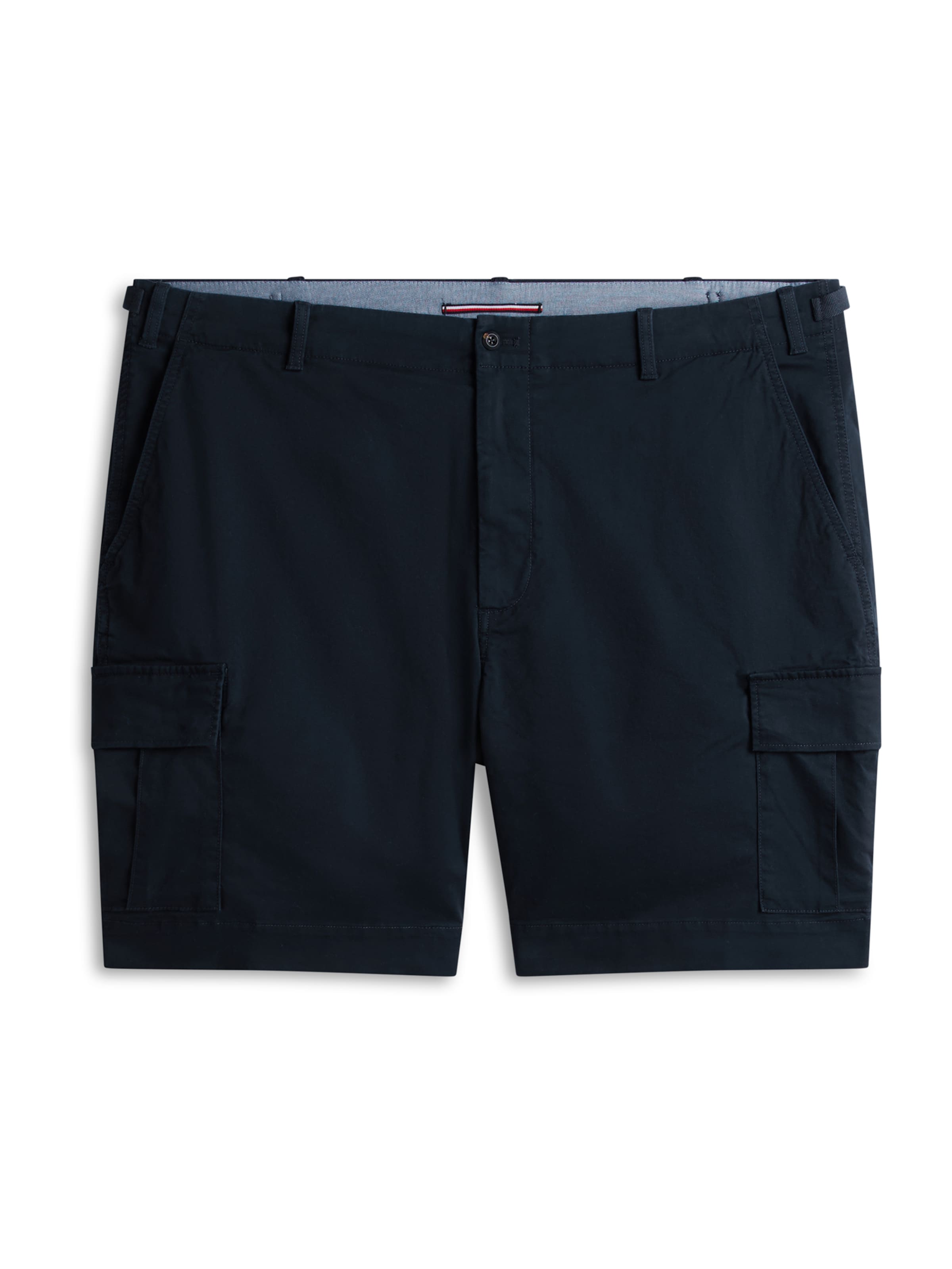 Tommy Hilfiger Big & Tall Loosefit Cargobroek 'ESS' in Blauw: voorkant