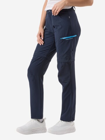 SWEDEMOUNT Regular Outdoorbroek 'Glittertind' in Blauw