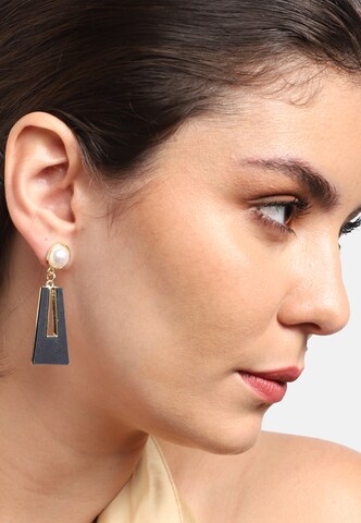 Boucles d'oreilles 'Bailie' SOHI en noir : devant