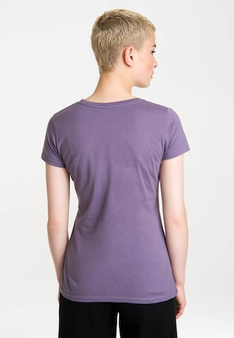 LOGOSHIRT Shirt 'Lucky Luke Portrait' in Lila