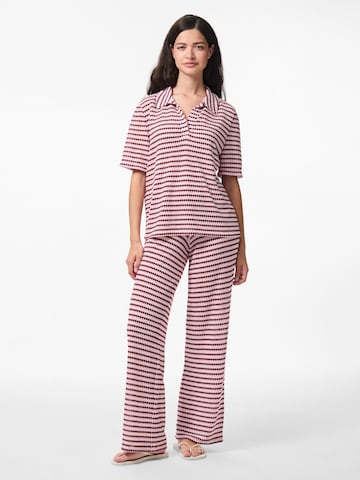 PIECES Loosefit Broek 'PCJeya' in Roze