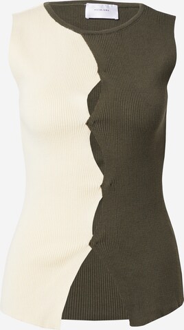 Hosbjerg Stricktop 'Kendall' in Beige: predná strana