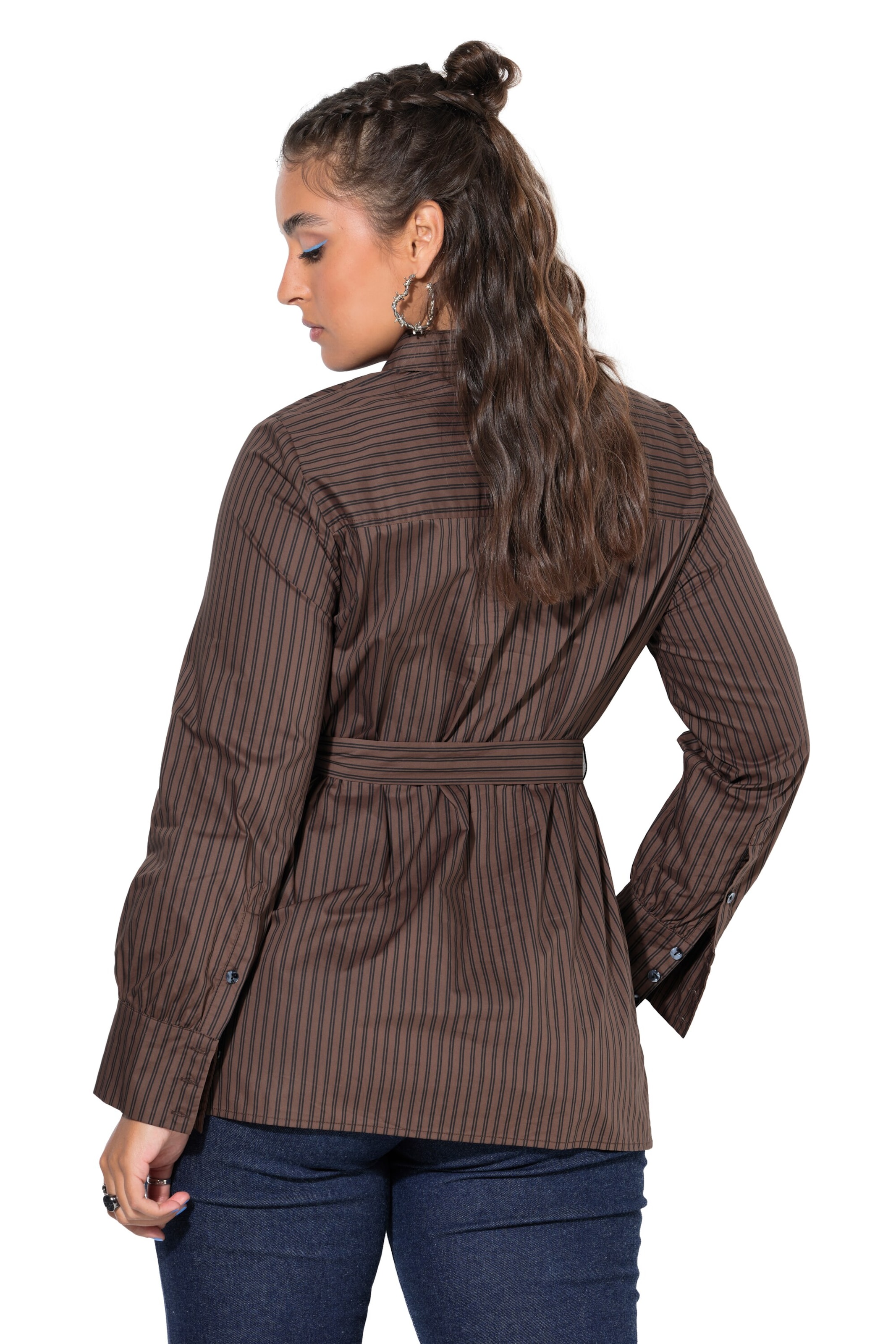 Studio Untold Bluse in Braun
