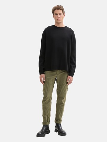 Effilé Pantalon cargo TOM TAILOR DENIM en vert