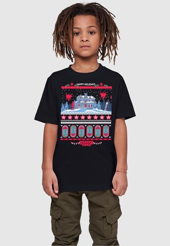 ABSOLUTE CULT Shirt ' Stranger Things' in Zwart: voorkant