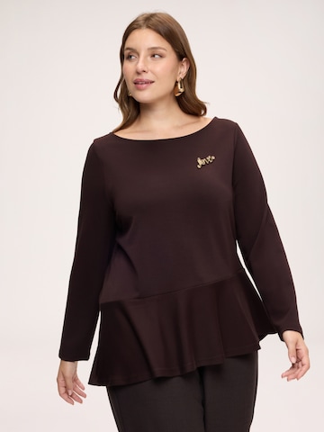 Fiorella Rubino Sweatshirt in Brown