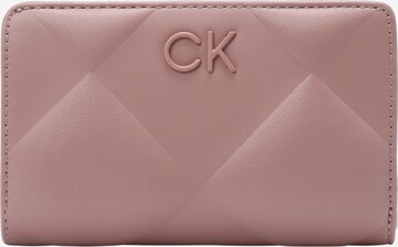 Porte-monnaies Calvin Klein en rose : devant