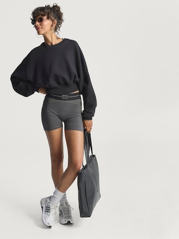 ADIDAS PERFORMANCE Skinny Fit Спортен панталон 'Hyperglam' в сиво