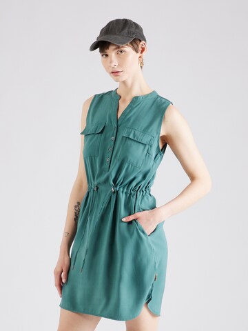 Robe-chemise 'ROISSIN' Ragwear en vert : devant