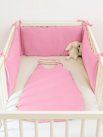 Couverture de bébé PAPATE en rose : devant