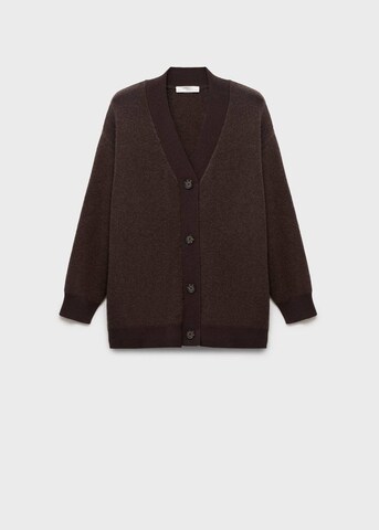 MANGO Knit Cardigan 'Dani' in Brown