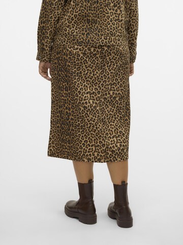 Vero Moda Curve Nederdel 'CVERI' i brun