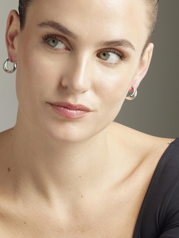 Luxenter - Pendientes 'Abeth' en plata: frente