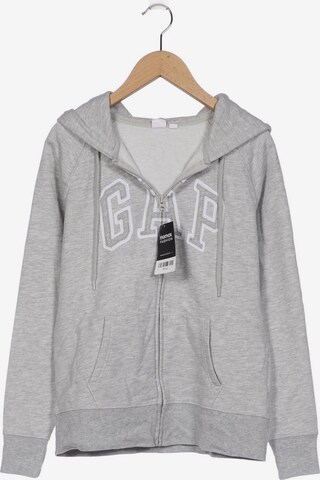 GAP Sweatshirt & Zip-Up Hoodie in S in Grey: front