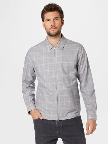 BURTON MENSWEAR LONDON - Chaqueta de entretiempo en gris: frente