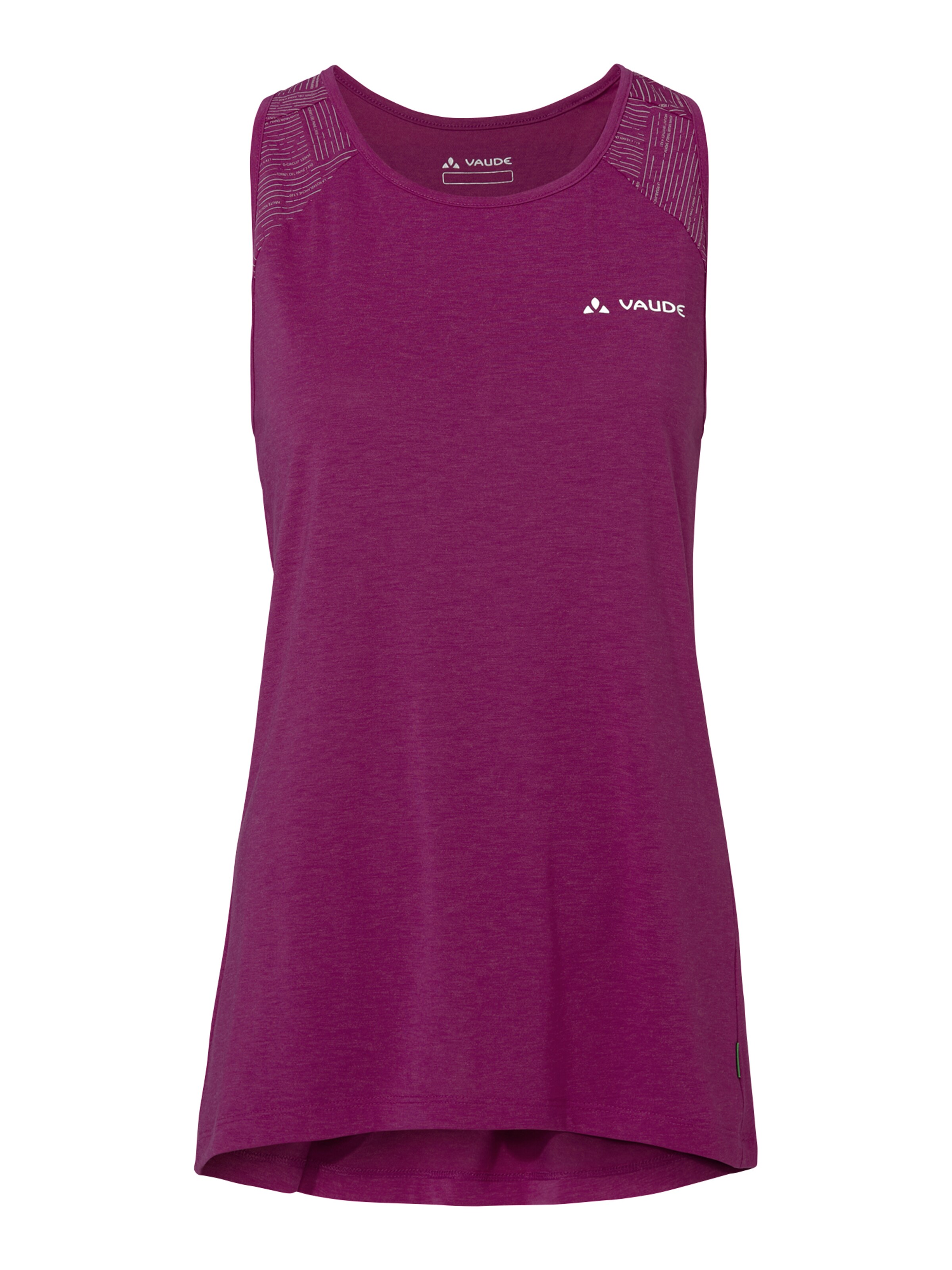 VAUDE Sporttop 'Sveit III ' in Pink: Vorderseite