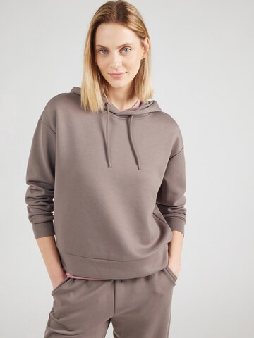 Sweat de sport ONLY PLAY en marron : devant