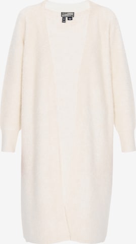 DreiMaster Vintage Knit Cardigan in White: front