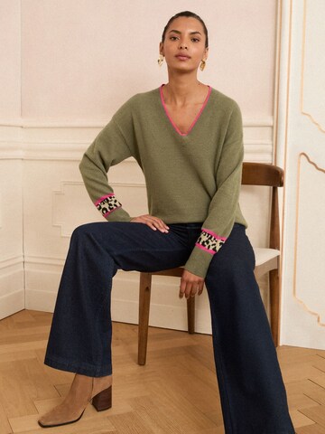 love & rosesPulover - zelena boja