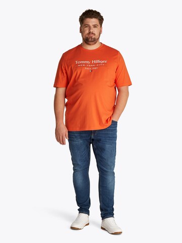 Maglietta di Tommy Hilfiger Big & Tall in arancione